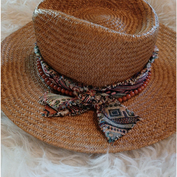 Rare Wyeth boho dreams straw hat